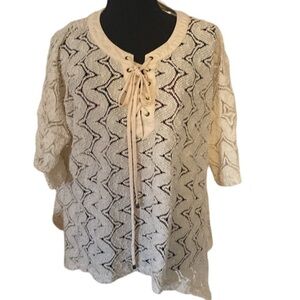 Moon river Anthropologie boho top size medium
